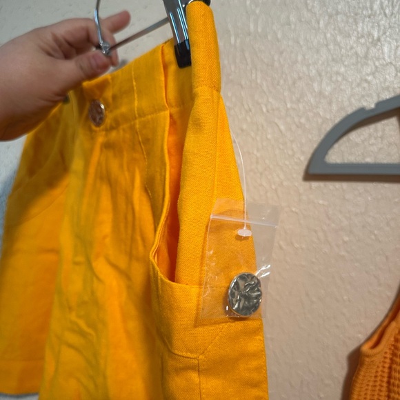 HOUSE OF HARLOW 1960 Crochet Tank Top V-Neck And Shorts Set Size Small - Picture 5 of 9